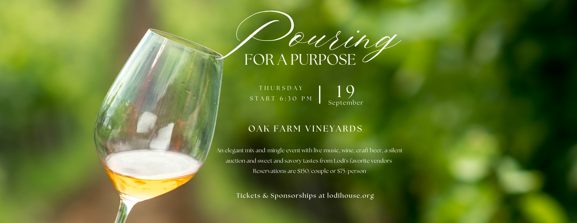 Lodi House Pouring for a Purpose 2024